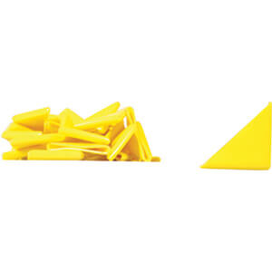 3/16" Yellow (BX of 1,000) Glass Corner Protector