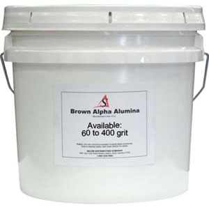 240 Grit Brown Alpha Alumina Salem Brown (50 lb Pail)
