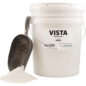 VISTA Cerium Oxide Glass Polish, White (20 Kilogram Pail)