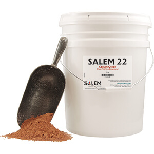SALEM 22 Cerium Oxide Compound (20 Kilogram Pail)