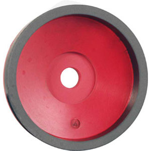 4" Coarse Resin Filled Circle Design Cup Wheel 5/8-11