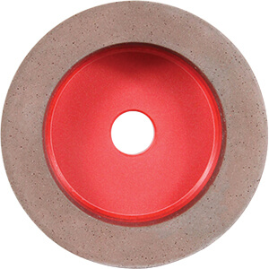 130 x 35 x 22ah Diamond Cup Wheel for Fushan, Resin/Metal, Arris