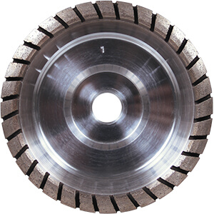 150x45x22ah Bovone Pos1 F12 Metal Cup Diamond Wheel