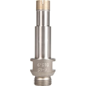 15.9mm Core Drill for Forvet, 95mm OAL, 1/2" Gas Thread