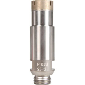25.4mm Core Drill for Forvet, 95mm OAL, 1/2" Gas Thread