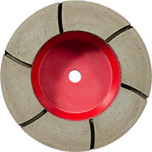 150 x 45 x 13ah Diamond Cup Wheel for DeWay, Resin, Position 3