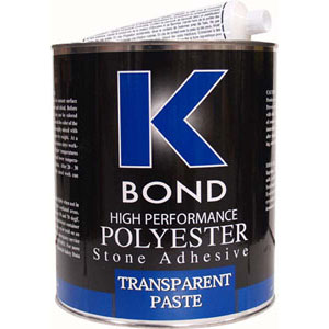 K-BOND Transparent Adhesive Paste (1 gal w/4oz Hardener)
