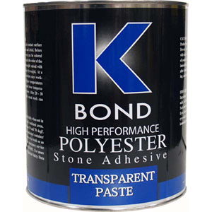 K-BOND Transparent Adhesive Paste (1 qt w/1oz Hardener)
