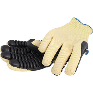BlackMaxx Blade Large Padded Glove w/ Blue Cuff (Pair)
