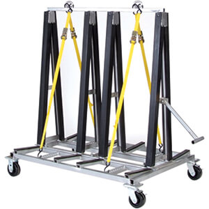 Heavy Duty Shop Cart with 5" Casters, 54" x 38" x 48"