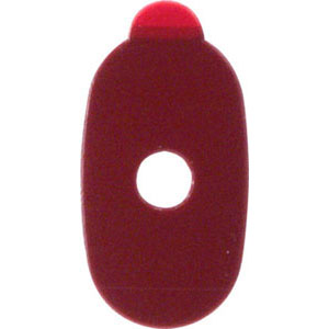 17x30mm Ruby Oval Block Pad Hole (1000/rl)