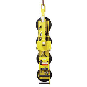 Channel Lifter with Four 11in Pads,  700lb Capacity, 12VDC