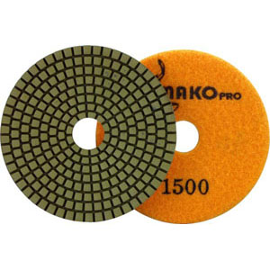 Mako Pro Wet Polishing Pad, 4 inch, 1500 Grit