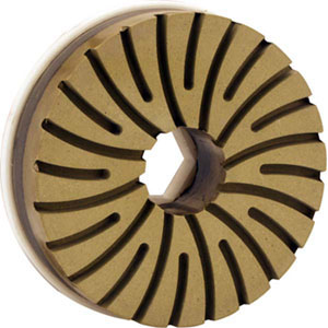 127mm 60/80g Mako Resinmetal Snail Lock Polishing Wheel