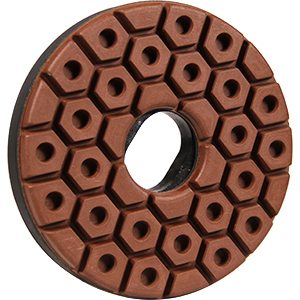 5" 220g Snail Lock Copper Polishing Wheel