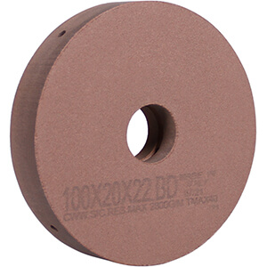100 x 20 x 22ah Peripheral Polishing Wheel with Coolant Holes, BD Clay 