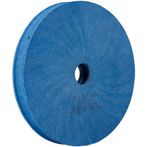 150 x 20 x 22ah CNC Polishing Wheel, Pencil Edge, 12mm Glass Blue-X