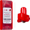 Plastic Holder with Carbide Wheel, S-Clip, 140 Degrees, Red (Package/10)