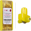 Plastic Holder with Carbide Wheel, S-Clip, 130 Degrees, Yellow (Package/10)