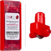TruCut Cutting Wheel with Plastic Holder for Bottero, BOS Clip, Tungsten Carbide, 140 Degree Angle, Red (10/Pack)