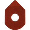 18mm Blocking Pad, Ruby, Round with hole