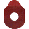 25 x 21mm Blocking Pad, Ruby, Round with hole